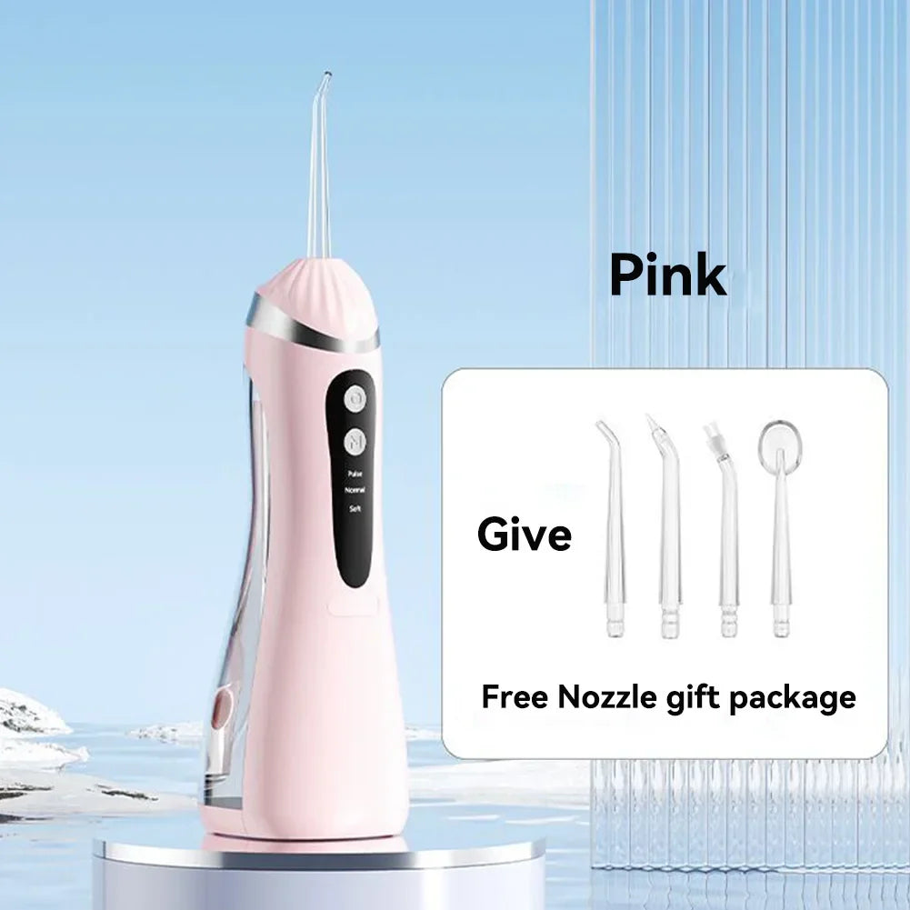 FloziWash Handheld Water Flosser 1600 Pulses Per Minute