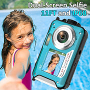 ShotCorix 4K UHD 56MP Dual Screen Waterproof Camera
