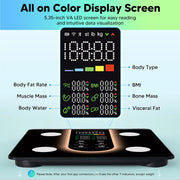 BovScalix Smart Body Composition Scale - 25 Metrics & Athlete Mode