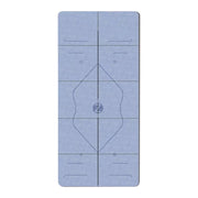 BreziFit Foldable Eco-Friendly Yoga Mat with Alignment Guides