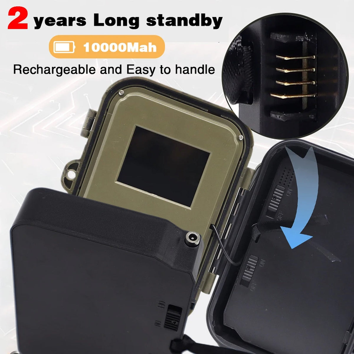 BushiCame 4G LTE Night Wildlife Camera | 4K 30MP Trail Cam