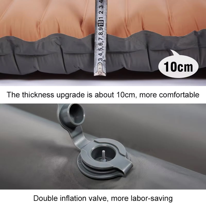 CapixMat Camping Mattress with 10cm Thick Substantial Cushioning