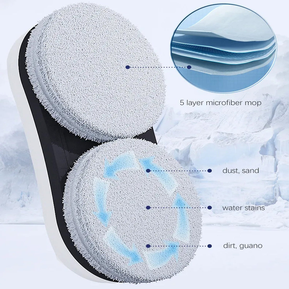RelleBont Automatic Window Cleaning Robot with AI Navigation