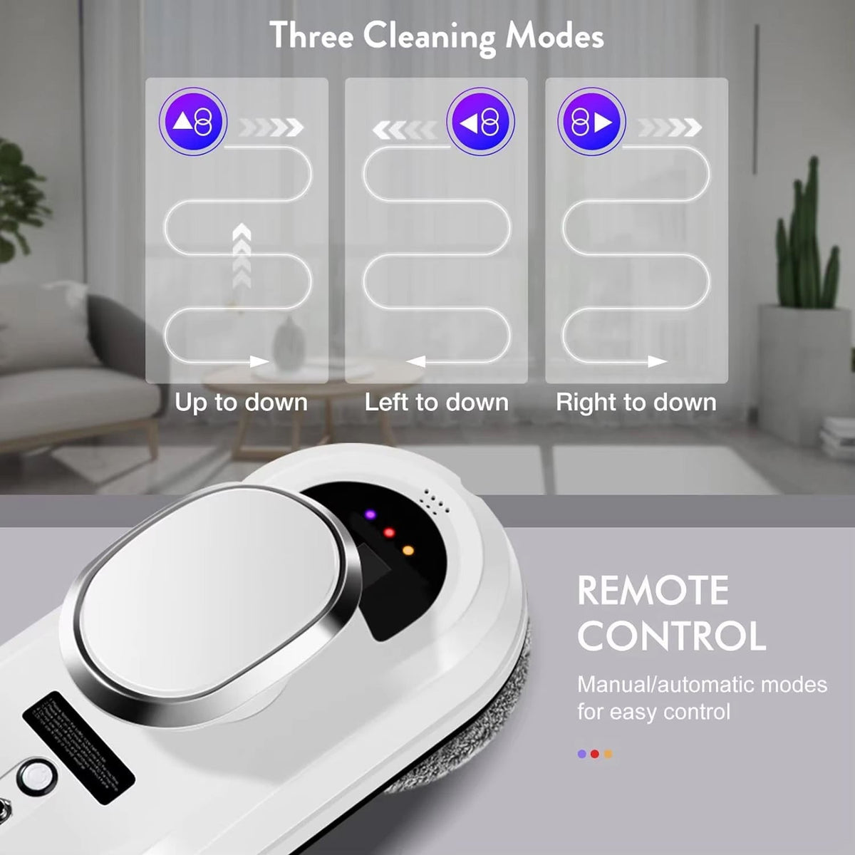 RelleBont Automatic Window Cleaning Robot with AI Navigation
