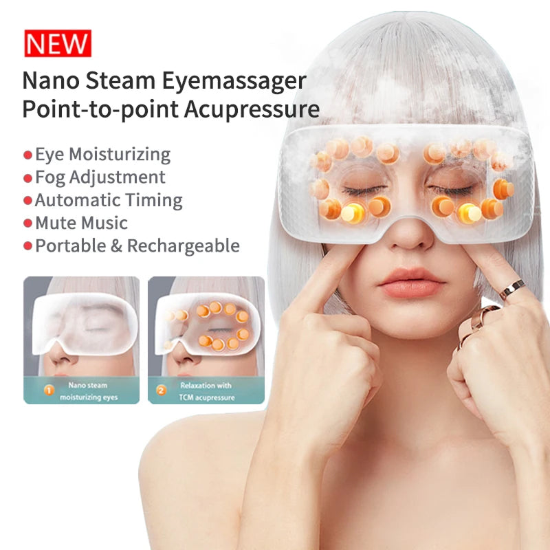 ComfaEye Eye Massager with Heat and Vibration for Strain Relief