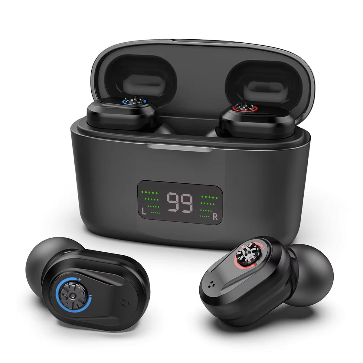 WelliTrue Digital Hearing Aids for Seniors with 30dB Noise Reduction
