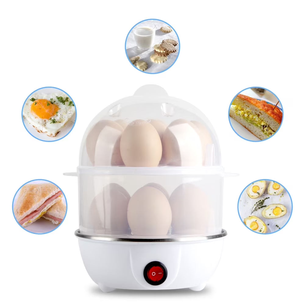 EgiMikix Double Layer 14-Egg Rapid Electric Cooker