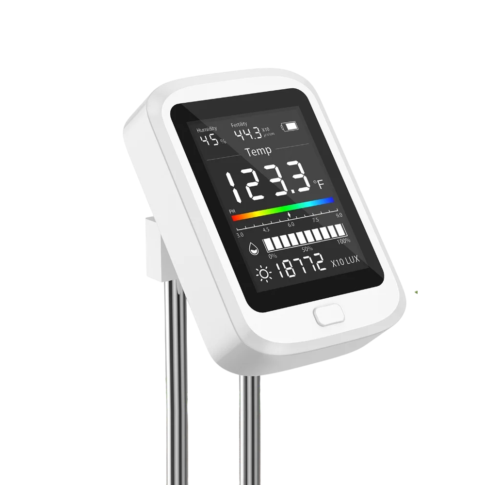 FizoMast 6-in-1 Digital Soil Moisture, pH & Fertility Meter