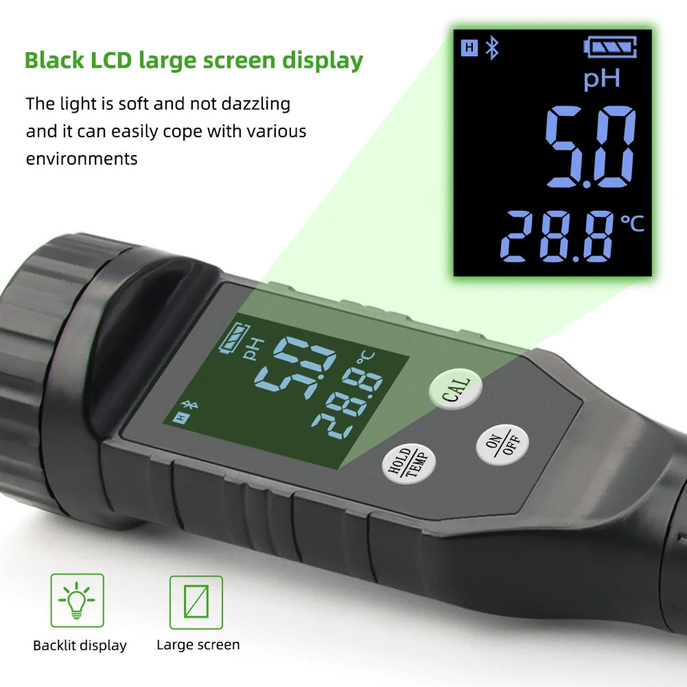 FonaWise Bluetooth Soil pH Meter Lab-Grade Accuracy