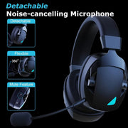FreeLuxis Triple Mode Wireless Gaming Headset with 3D Surround Sound