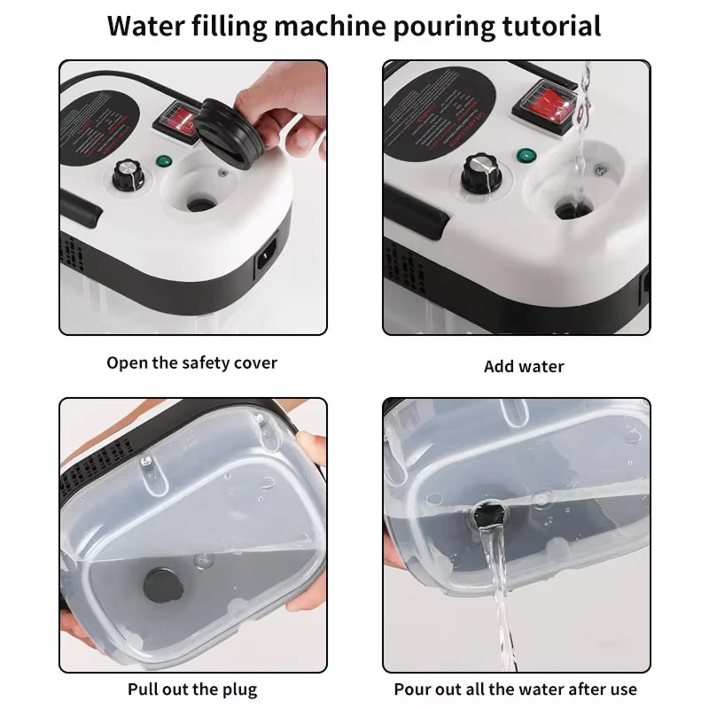 Gleamixu 2500W Steam Floor Cleaner - Chemical-Free Sanitisation