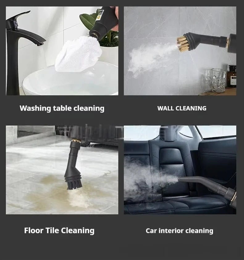 Gleamixu 2500W Steam Floor Cleaner - Chemical-Free Sanitisation