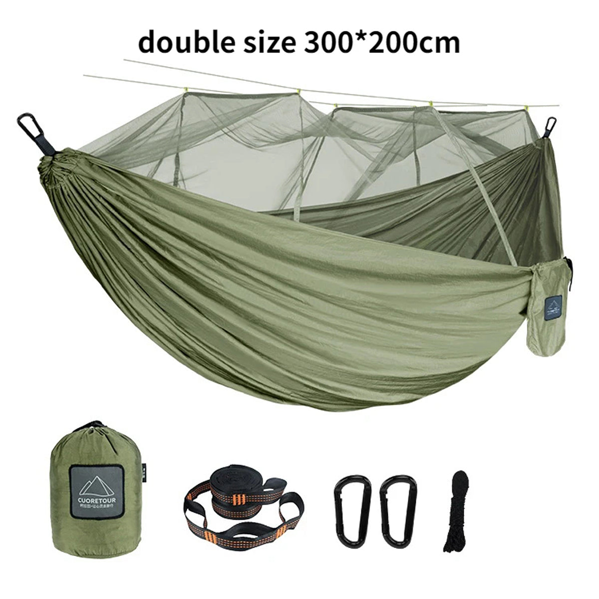 HamoxCix Camping Hammock with Mosquito Net