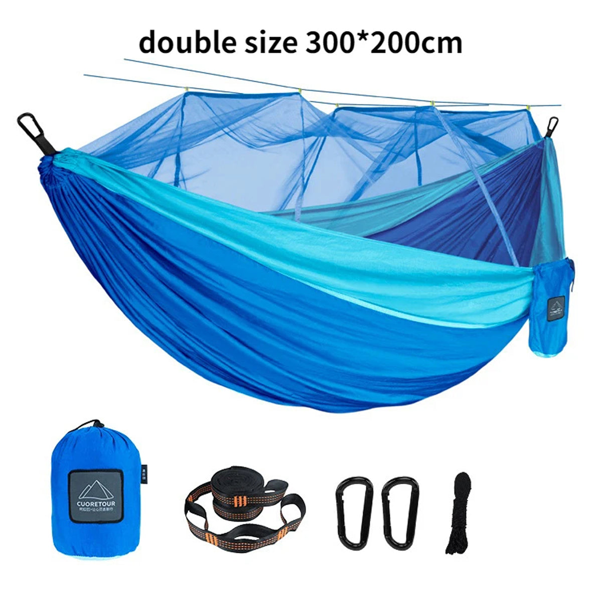 HamoxCix Camping Hammock with Mosquito Net