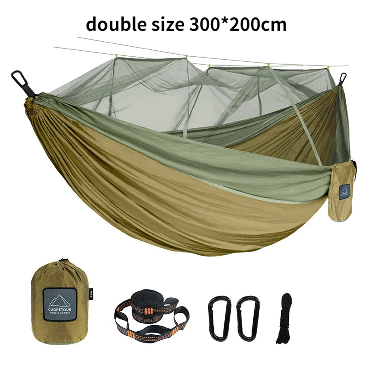 HamoxCix Camping Hammock with Mosquito Net