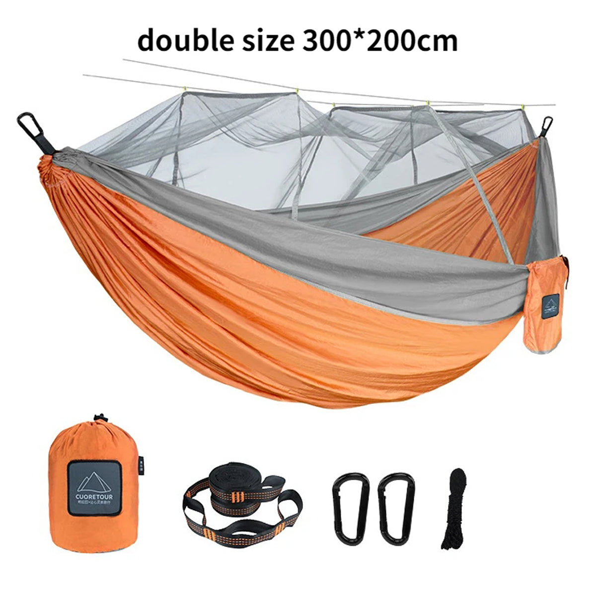 HamoxCix Camping Hammock with Mosquito Net