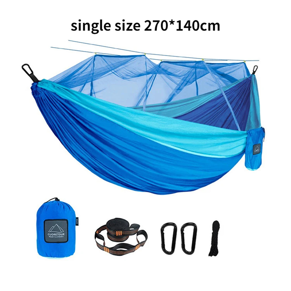 HamoxCix Camping Hammock with Mosquito Net