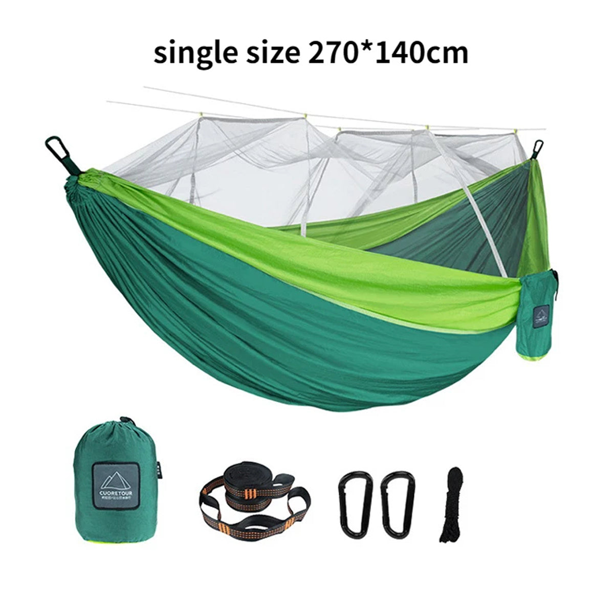 HamoxCix Camping Hammock with Mosquito Net