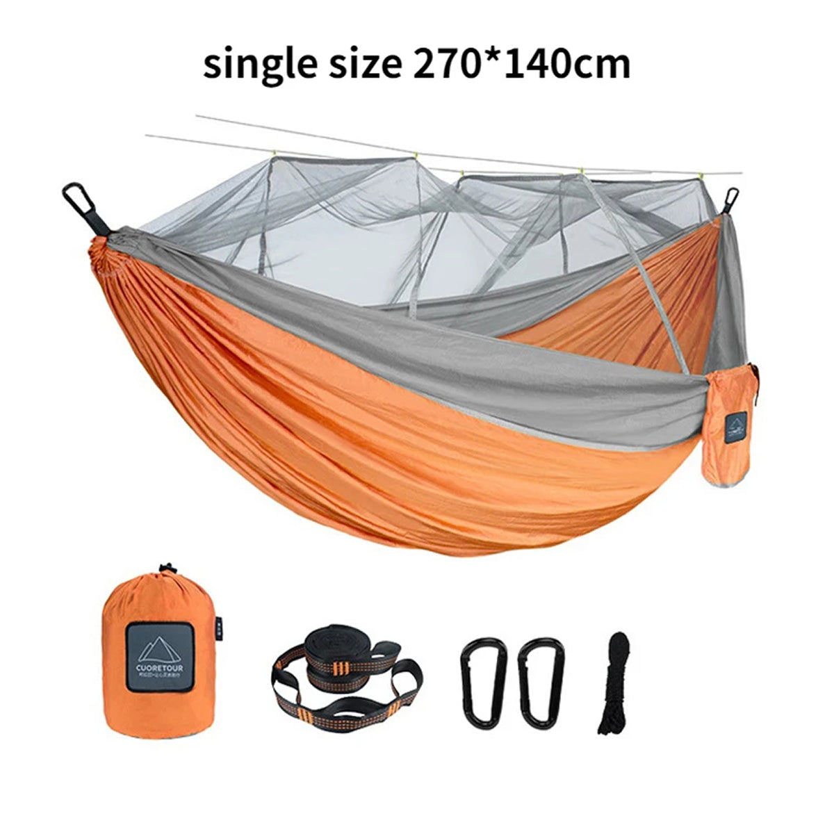 HamoxCix Camping Hammock with Mosquito Net