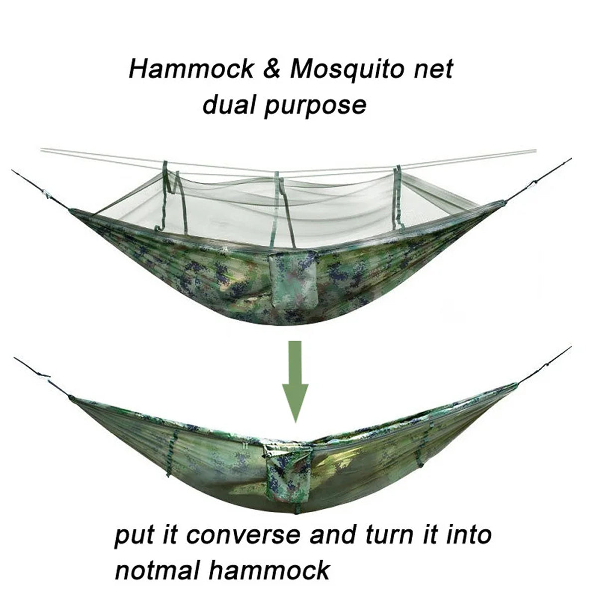 HamoxCix Camping Hammock with Mosquito Net