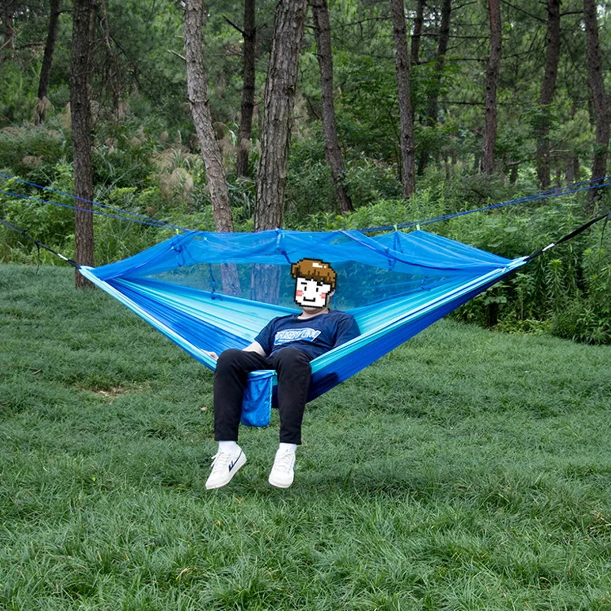 HamoxCix Camping Hammock with Mosquito Net
