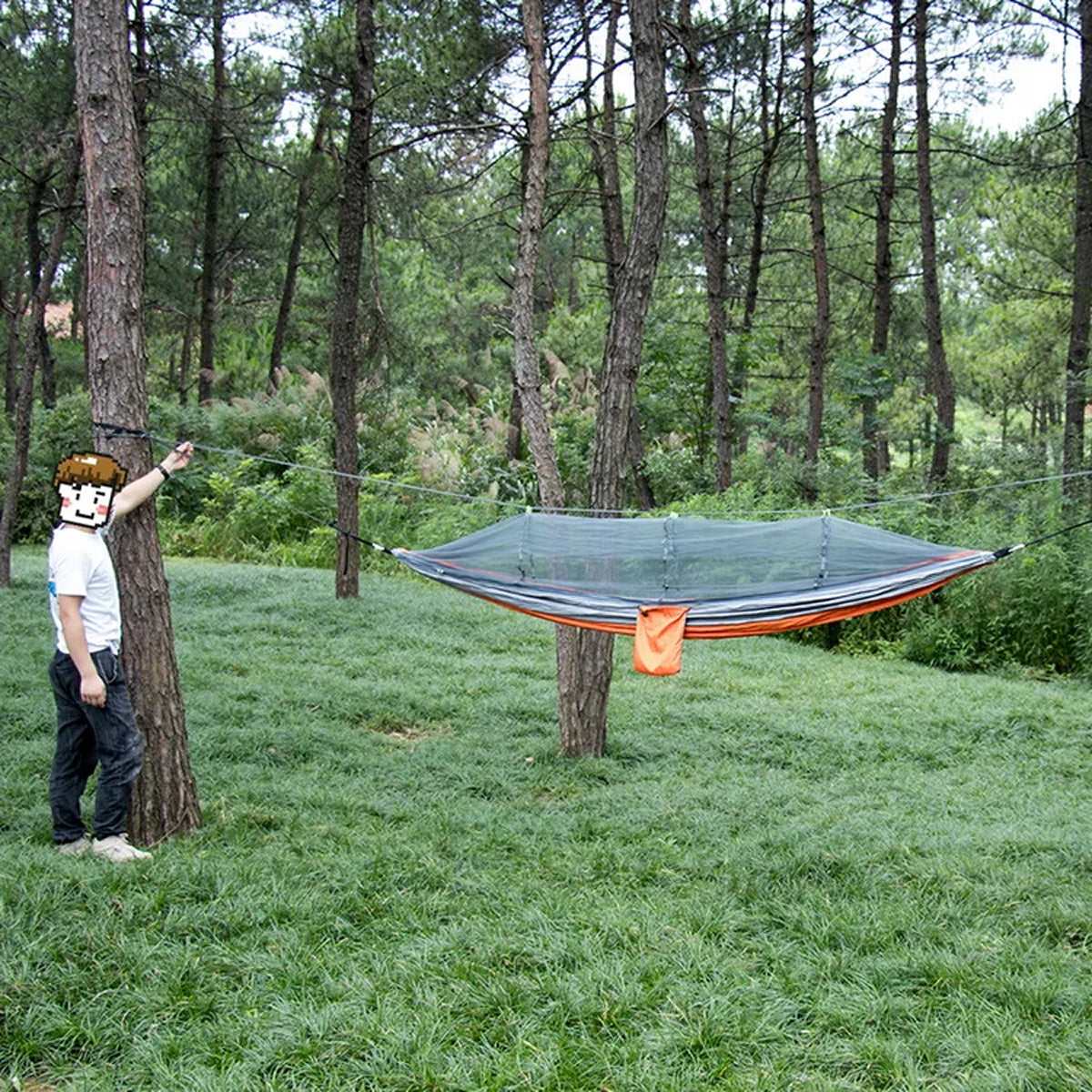 HamoxCix Camping Hammock with Mosquito Net