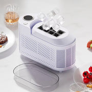 IcyBaxu Portable Countertop Ice Maker – 26lbs Daily Yield, 9 Bullet Cubes in 6 Mins & Self-Clean