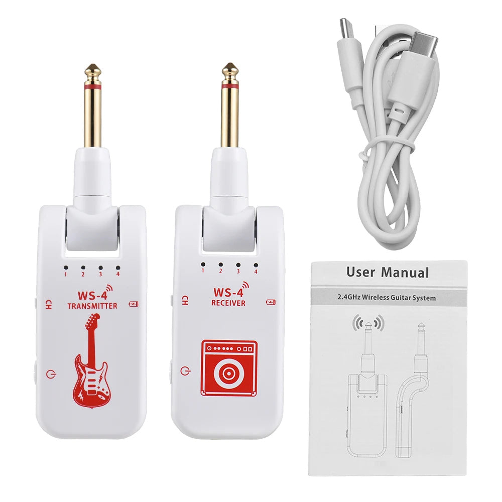 InsMazid 2.4GHz Wireless Guitar System for Stage & Studio