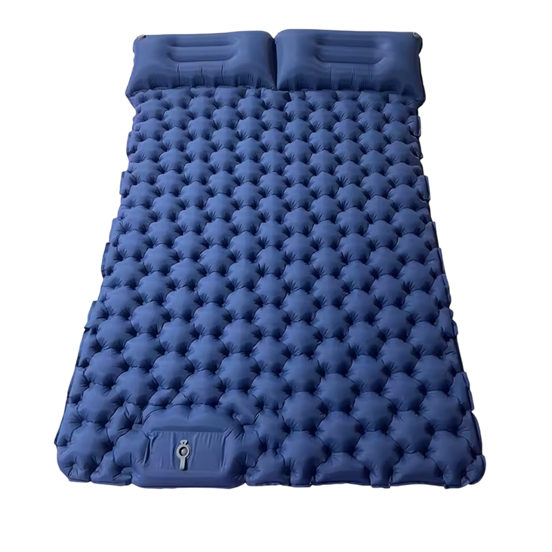 MatpiVat Double Camping Mattress | Built-in Foot Pump Air Bed
