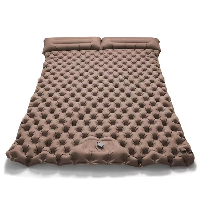 MatpiVat Double Camping Mattress | Built-in Foot Pump Air Bed