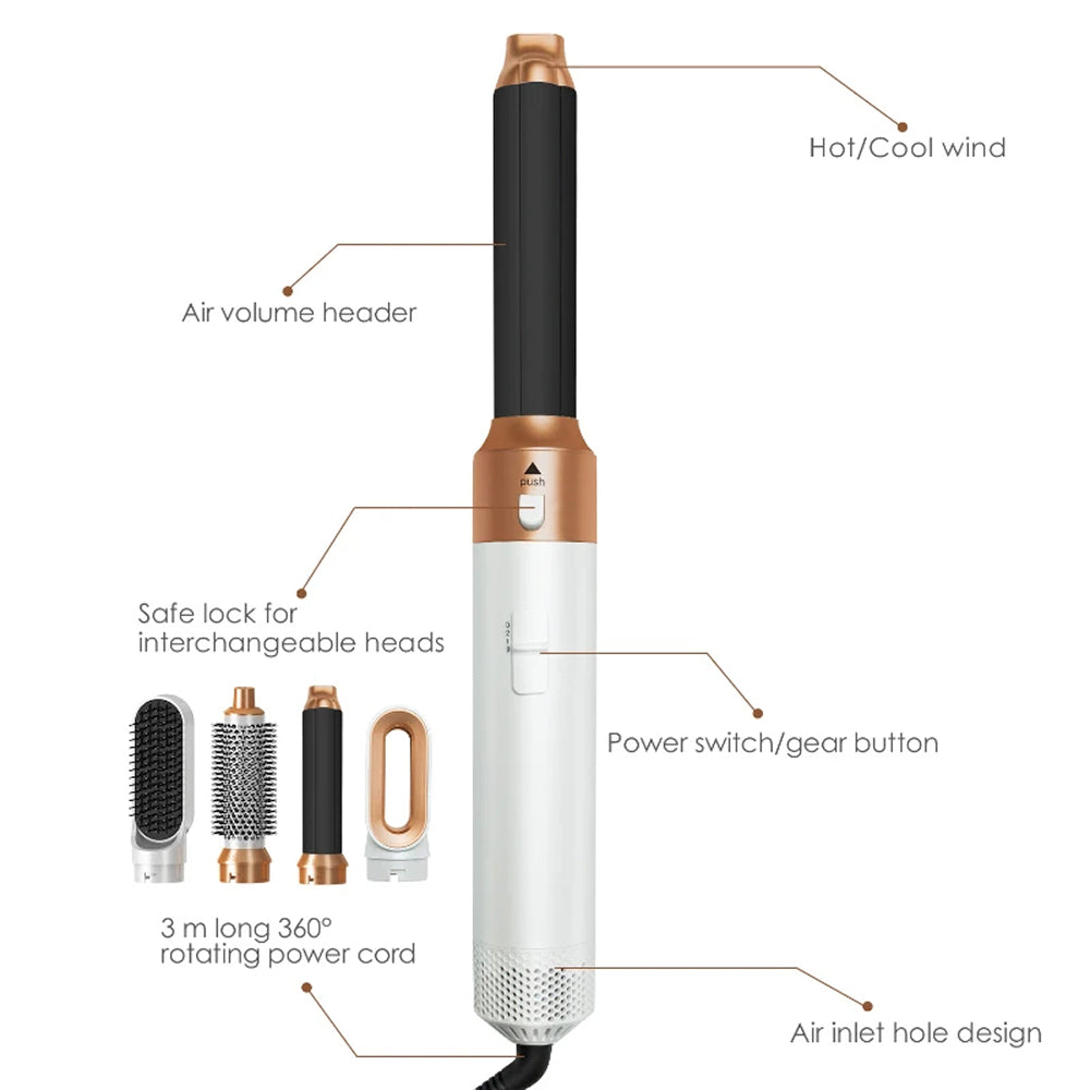NeiCorib 5-in-1 Blow Dryer Brush and Hair Stylist