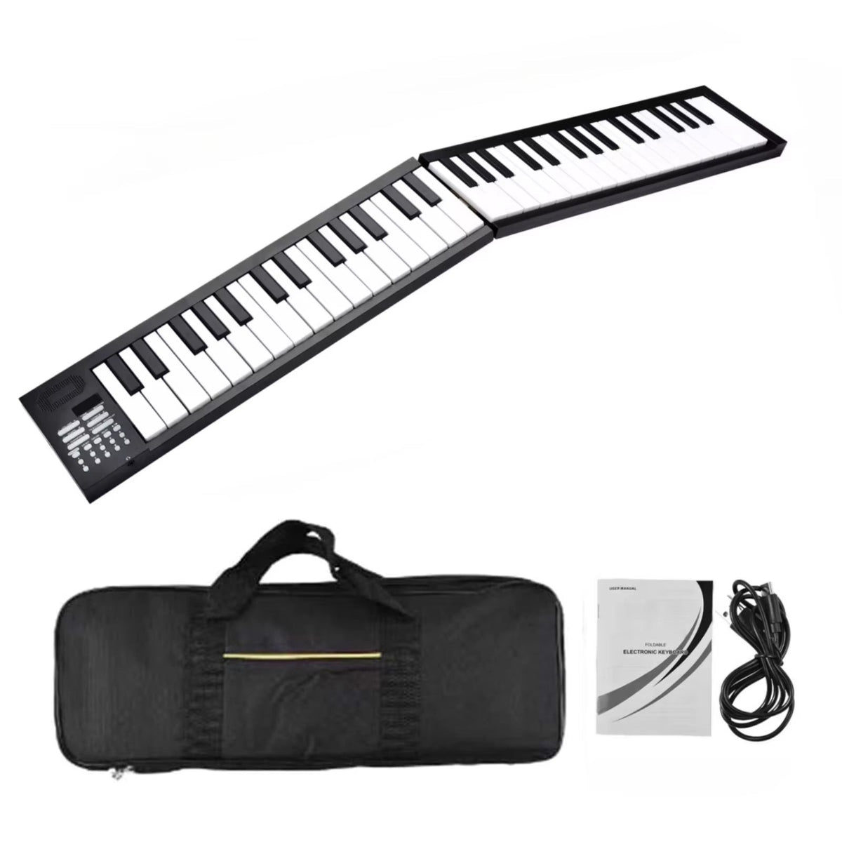 NoteArop Foldable 61-Key Portable Digital Piano