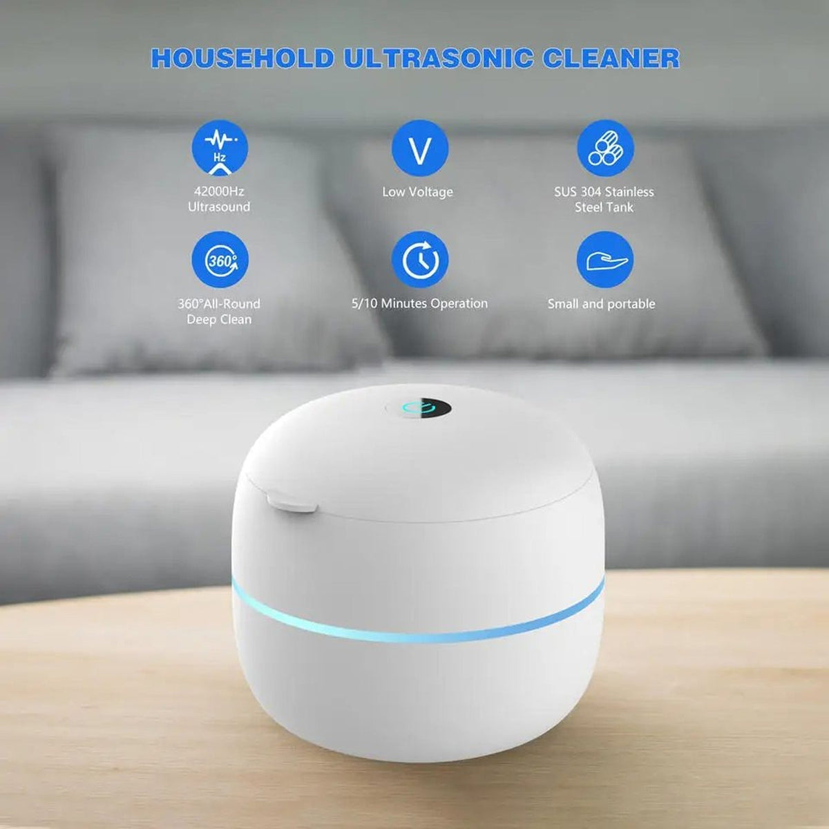 OsicClear 42kHz Ultrasonic and UVC Dental Cleaner
