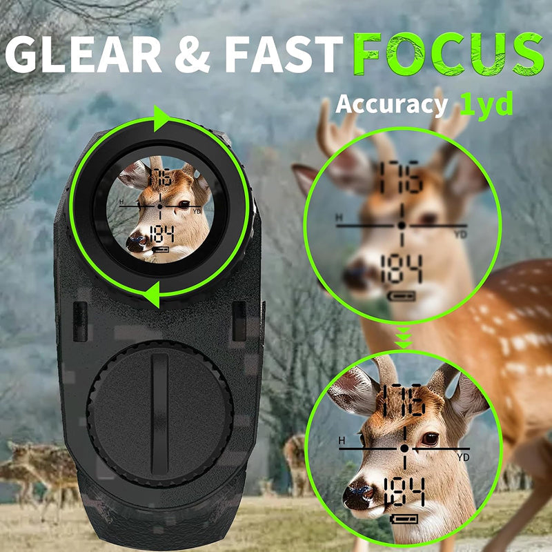 ParynGolf Laser Golf Rangefinder with Slope and Flag Lock