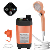 PathPouri Portable Camping Shower with 7800mAh Battery and Temp Display