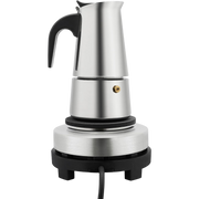 PeviComak Electric Coffee Percolator – 304 Stainless Steel with 5-Gear Temperature Control