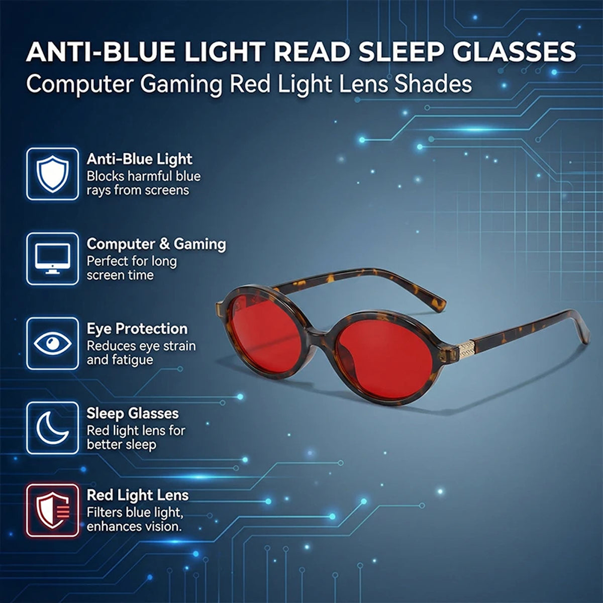 SatisGrad Blue Light Blocking Glasses - Photochromic UV400 Protection