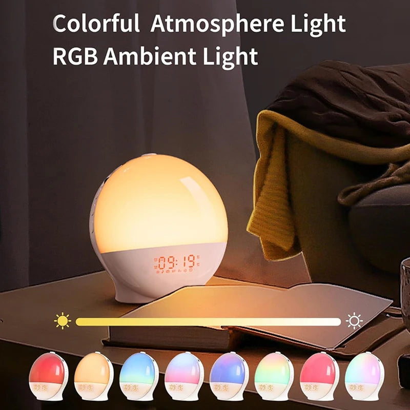 SerenBric Sunrise Alarm Clock with 15 Light Colours