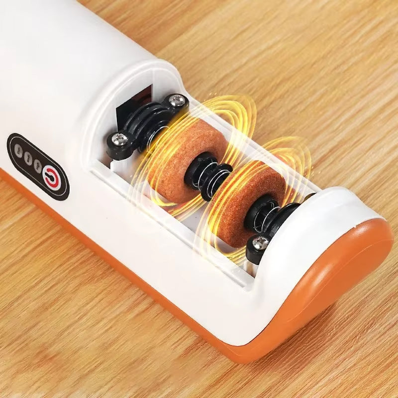 SharpyVex 3-Stage Electric Knife Sharpener with Diamond Abrasives