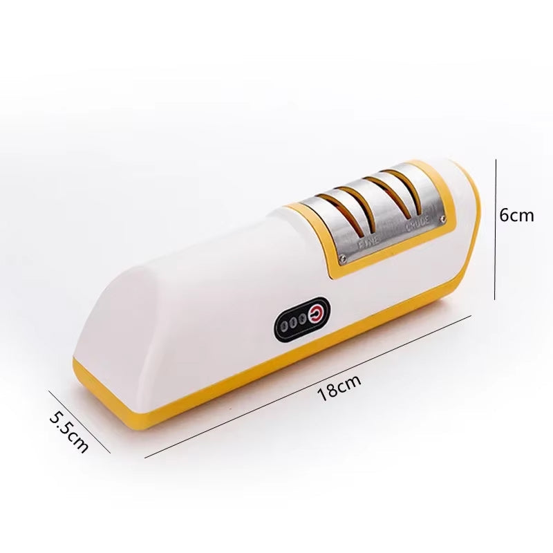 SharpyVex 3-Stage Electric Knife Sharpener with Diamond Abrasives