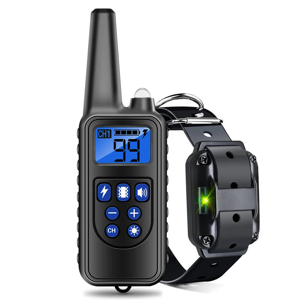 ShokiDex 800m Long Range Waterproof Dog Training Shock Collar