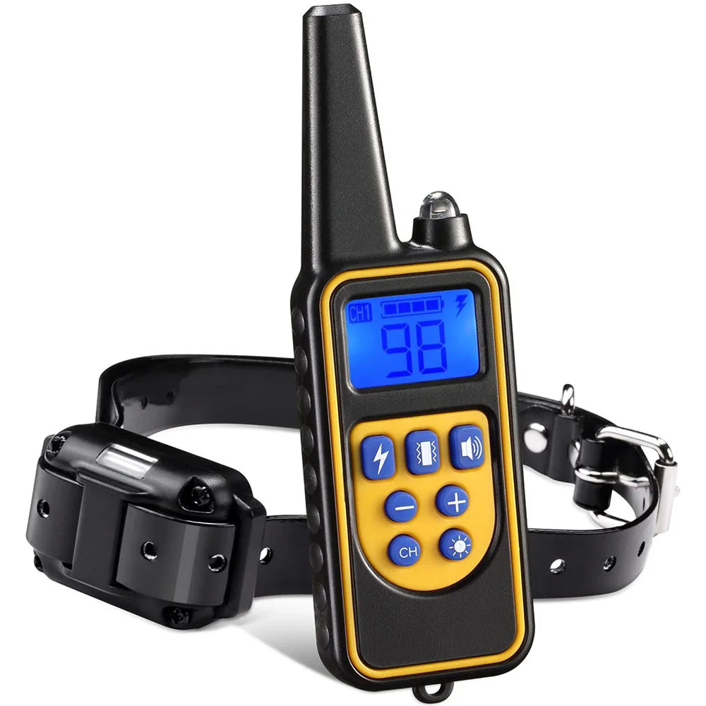 ShokiDex 800m Long Range Waterproof Dog Training Shock Collar