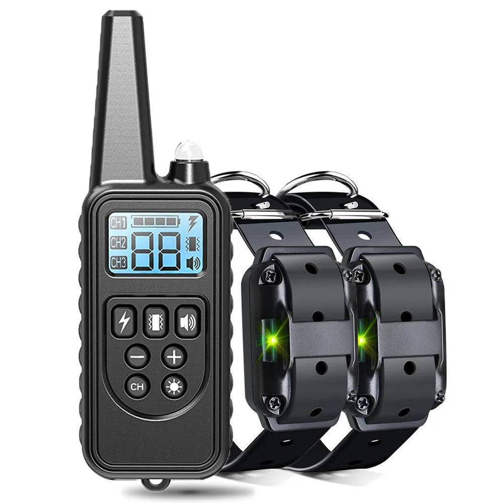 ShokiDex 800m Long Range Waterproof Dog Training Shock Collar