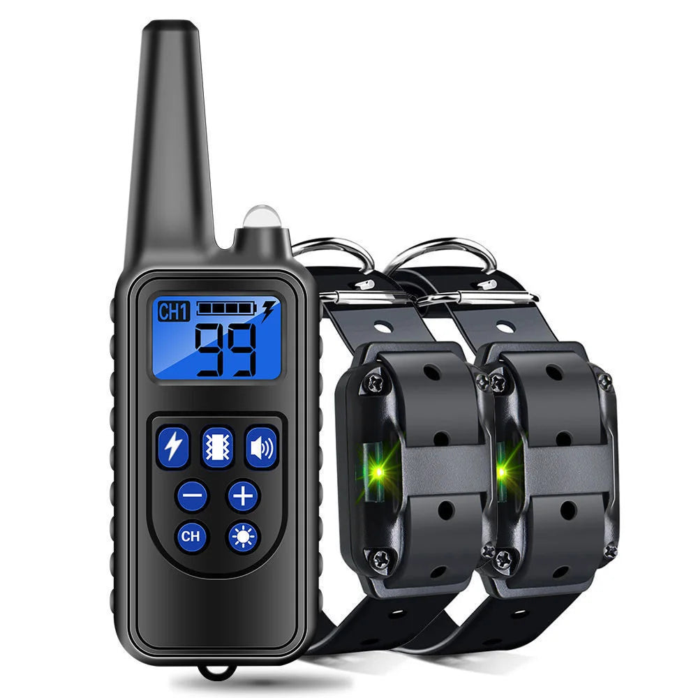 ShokiDex 800m Long Range Waterproof Dog Training Shock Collar
