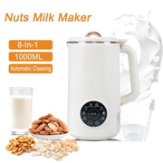 SipyPrep 8-in-1 Automatic Nut Milk Maker & Soy Milk Machine