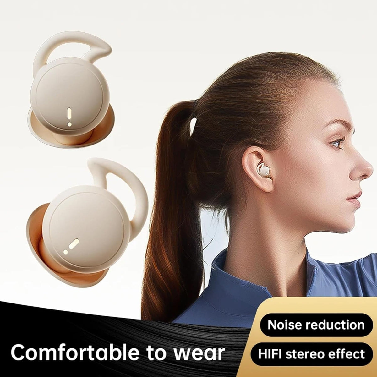 SomnusPil V3 Comfortable Sleep Earbuds for Side Sleepers UK