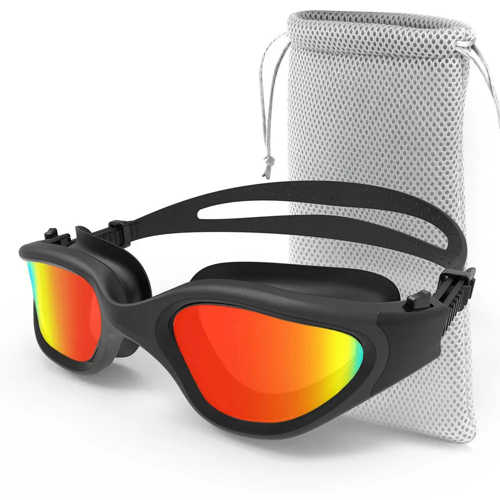 SwiGoxim Polarised Anti-Fog Swim Goggles with 3D Double Seal
