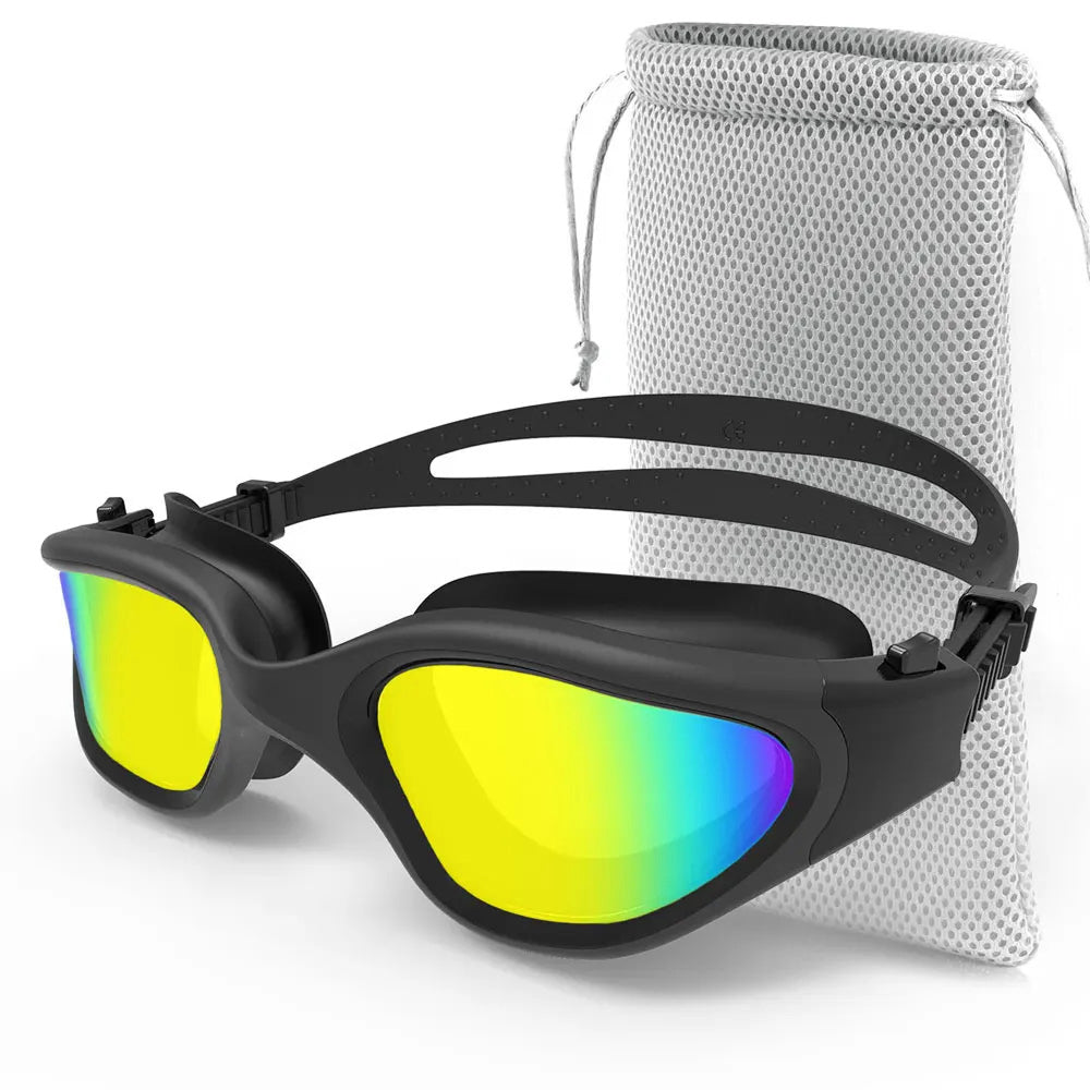SwiGoxim Polarised Anti-Fog Swim Goggles with 3D Double Seal