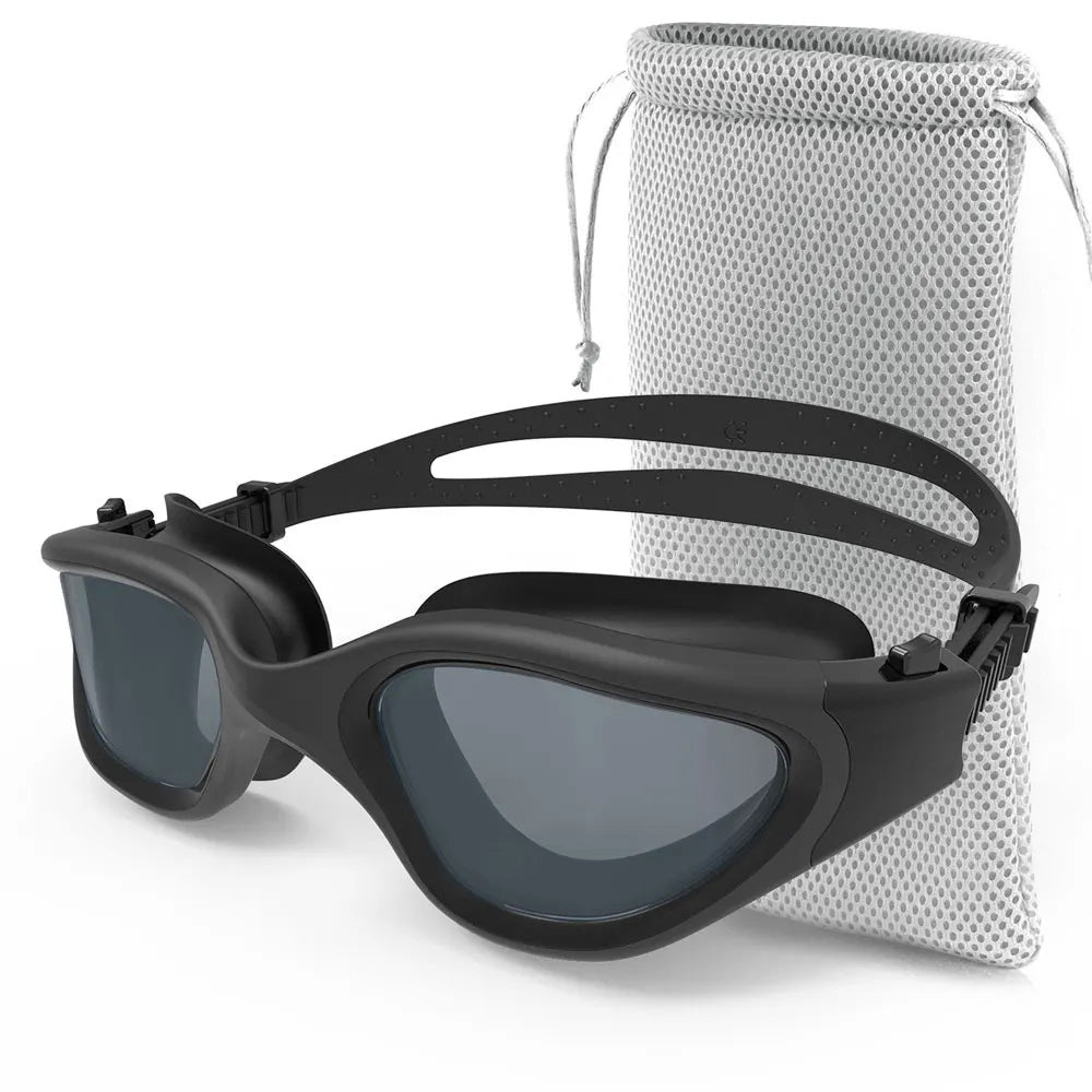 SwiGoxim Polarised Anti-Fog Swim Goggles with 3D Double Seal
