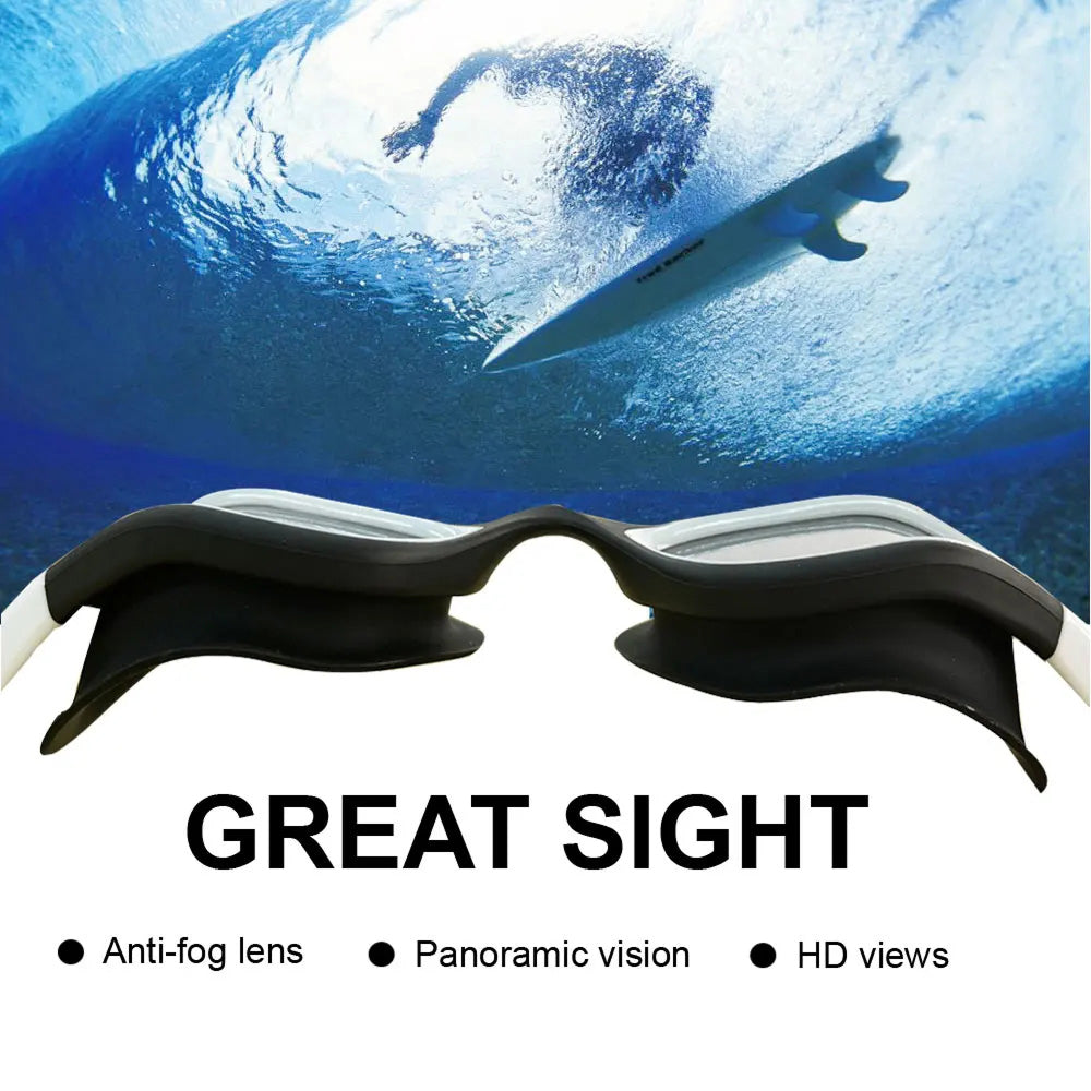 SwiGoxim Polarised Swim Goggles with UV Protection & 3D Double Seal